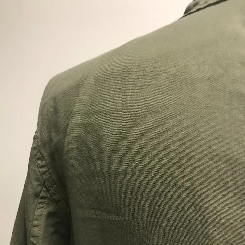 James Perse khaki green cotton blazer jacket 2 M
